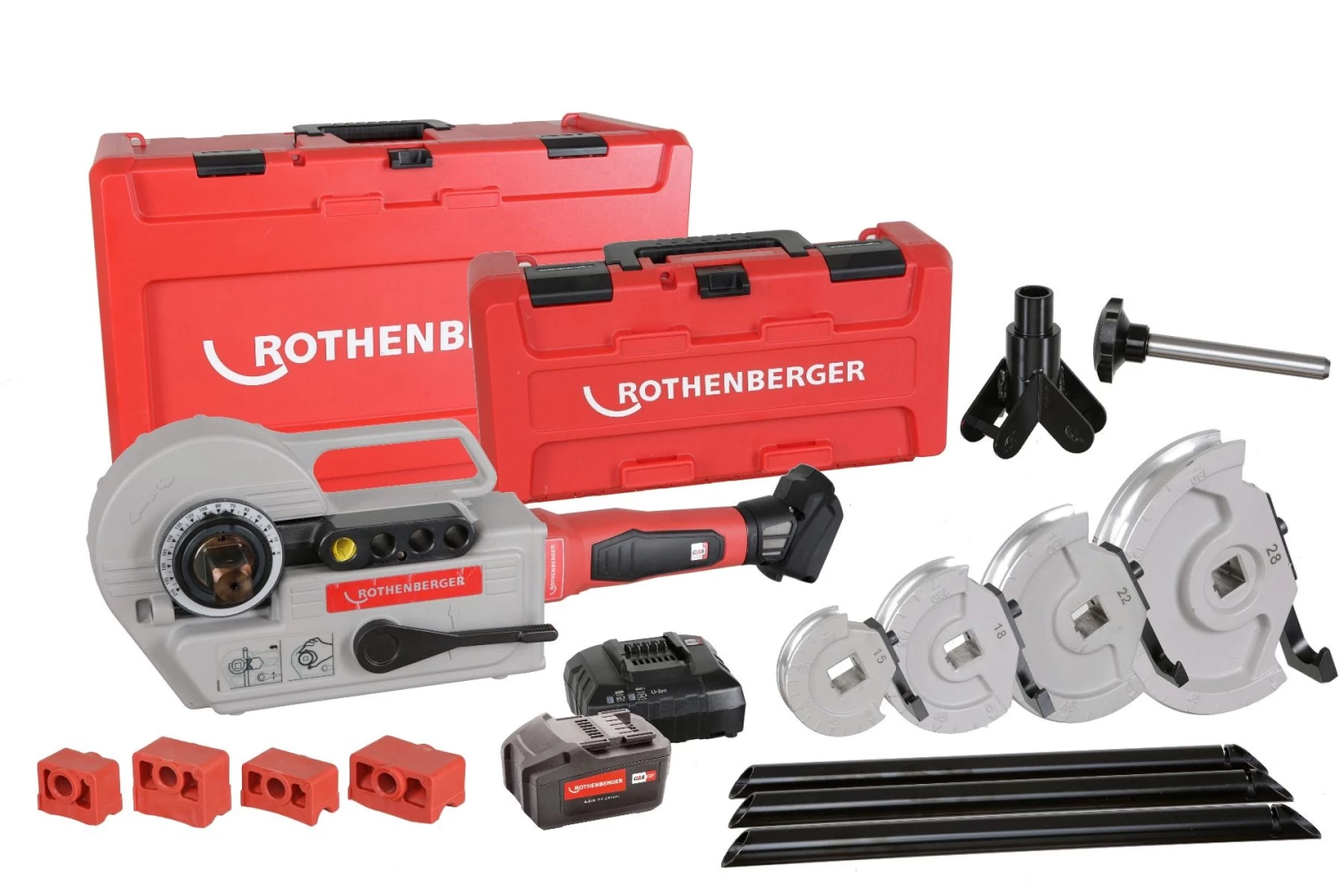 Rothenberger Cintreuse Sans Fil 1000003392 Robend 4000 E Set 18V Battery Bending Machine 15/18/22/28mm Avec Batterie Et Chargeur 5 Rothenberger Cintreuse Sans Fil 1000003392 Robend 4000 E Set 18V Battery Bending Machine 15/18/22/28mm Avec Batterie Et Chargeur – Image 3
