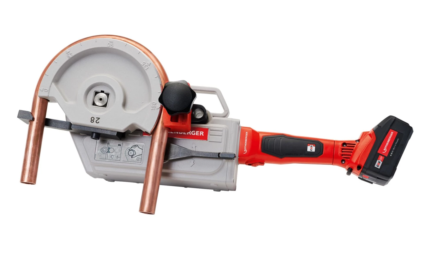 Rothenberger Cintreuse Sans Fil 1000003392 Robend 4000 E Set 18V Battery Bending Machine 15/18/22/28mm Avec Batterie Et Chargeur 3 Rothenberger Cintreuse Sans Fil 1000003392 Robend 4000 E Set 18V Battery Bending Machine 15/18/22/28mm Avec Batterie Et Chargeur