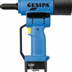 Gesipa Riveteuse Sans Fil 217250037 Pince à Rivets Aveugles ACCUBIRD Avec 1 Batterie 2.0 Ah 1434898 Dans Un Boîtier En Plastique
