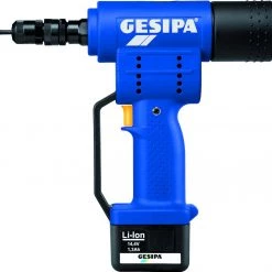 Gesipa Riveteuse Sans Fil 217260030 Pince Pour écrous Aveugles FIREBIRD Avec 2 Piles 14.4V 2.0Ah 1457413 DANS LE KOFFER INCLUANT. M4, M5 ET M6