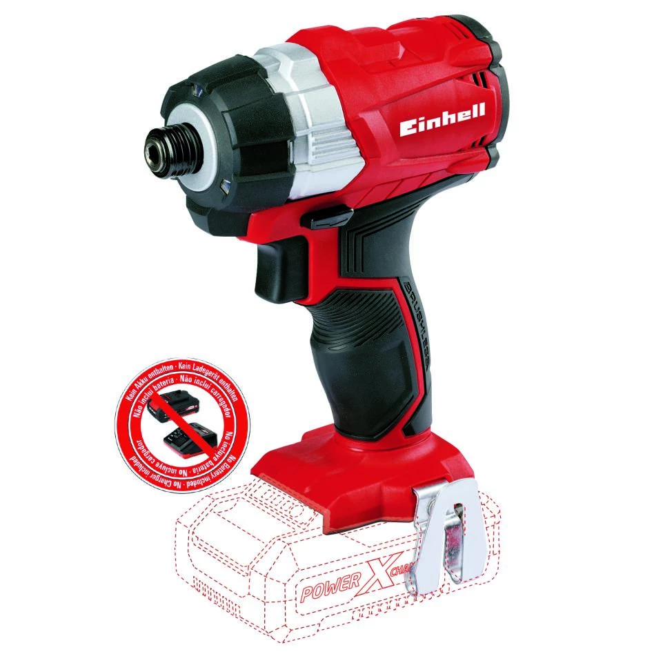 Einhell Visseuse à Choc Sans Fil 4510030 TE-CI 18 Li Brushless-Solo Perceuse à Percussion Sans Fil Sans Batteries Ni Chargeur 7 Einhell Visseuse à Choc Sans Fil 4510030 TE-CI 18 Li Brushless-Solo Perceuse à Percussion Sans Fil Sans Batteries Ni Chargeur – Image 5