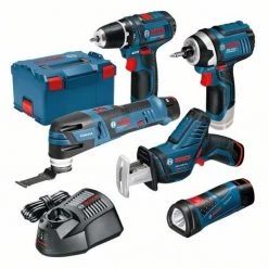 Bosch Bleu Visseuse à Choc Sans Fil 5 Kit D'outils