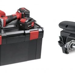 Flex-tools Satineuse Sans Fil 521981 BME 18.0-EC/5.0 Set Moteur De Base Trinoxflex 18V 5.0Ah Li-Ion + Insert Satiné BS 50