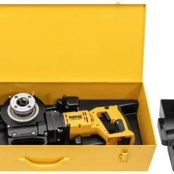 Rems Filière électrique Sans Fil 530015 R220 Filière électroportative Akku-Amigo 22V Set R ½/¾/1