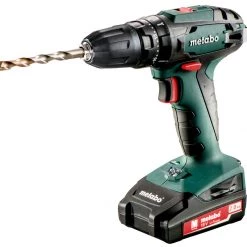 Metabo Perceuse Visseuse Sans Fil 602245560 Perceuse à Percussion SB 18 18 Volt 2.0 Ah Li-ion