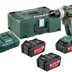 Metabo Perceuse Visseuse Sans Fil 602316960 SB 18 LT BL SET Perceuse à Percussion Sans Fil 18V 3 X 4,0Ah En Metaloc
