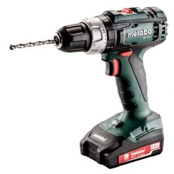 Metabo Perceuse Visseuse Sans Fil 602317500 Perceuse à Percussion Sans Fil SB 18 L 18 Volt 2.0 AH Li-ion