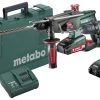 Metabo 685083000 Combo Set 2.3.218V 2,0Ah Li-Ion - BS18 Perceuse Sans Fil + KHA18LTX Marteau Sans Fil -Outils sans fil Sales 685083000 combo set 2 3 218v 2 0ah li ion bs18 perceuse sans fil kha18ltx marteau sans fil