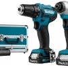 Makita Set CLX224SAX1 Ensemble Combiné - Perceuse Sans Fil DF333 + Visseuse TD110 12V 2.0Ah Li-Ion -Outils sans fil Sales clx224sax1 ensemble combine perceuse sans fil df333 visseuse td110 12v 2 0ah li ion