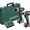 Metabo COMBO SET 2.7.1 Perceuse Sans Fil BS12 + Tournevis à Chocs SSD12 12V 2.0Ah Li-Ion 685166000 -Outils sans fil Sales combo set 2 7 1 perceuse sans fil bs12 tournevis a chocs ssd12 12v 2 0ah li ion 685166000