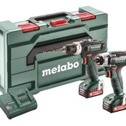 Metabo COMBO SET 2.7.2 Perceuse Sans Fil SB 12 + Tournevis à Chocs SSD12BL 12V 2.0Ah Li-Ion 685167000