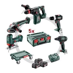 Metabo Combo Set 5.3.0 18V 3 X 5.2Ah Li-Ion - 5 Machines 685215000