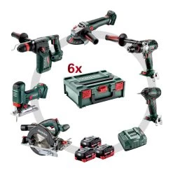 Metabo Combo Set 6.3.2 18V 3 X 5.5Ah LiHD - 6 Machines 685223000