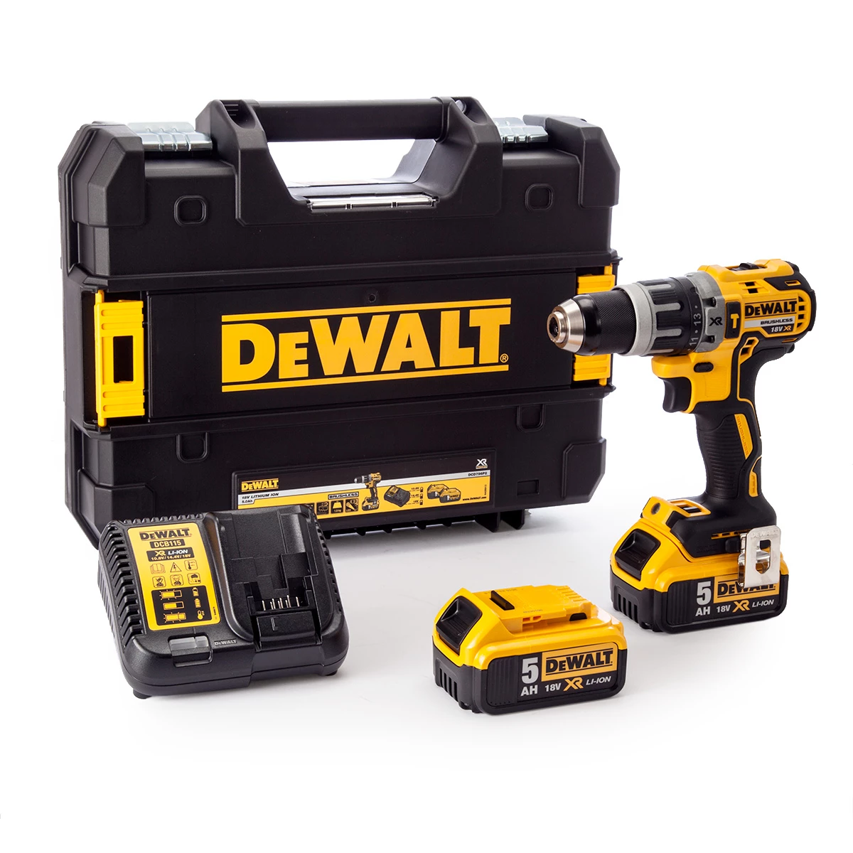 DeWalt Perceuse Visseuse Sans Fil DCD796P2 Perceuse à Percussion Sans Fil 18V 4 DeWalt Perceuse Visseuse Sans Fil DCD796P2 Perceuse à Percussion Sans Fil 18V – Image 2