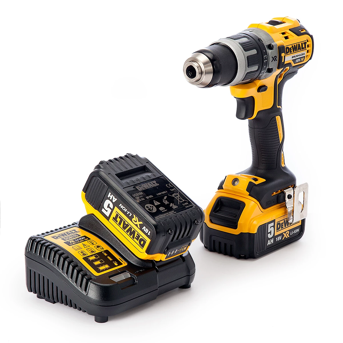 DeWalt Perceuse Visseuse Sans Fil DCD796P2 Perceuse à Percussion Sans Fil 18V 5 DeWalt Perceuse Visseuse Sans Fil DCD796P2 Perceuse à Percussion Sans Fil 18V – Image 3