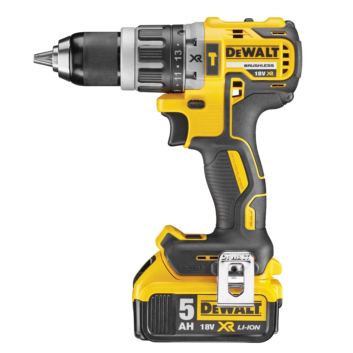 DeWalt Perceuse Visseuse Sans Fil DCD796P2 Perceuse à Percussion Sans Fil 18V 7 DeWalt Perceuse Visseuse Sans Fil DCD796P2 Perceuse à Percussion Sans Fil 18V – Image 5