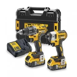DeWalt Visseuse à Choc Sans Fil DCK268P2T-QW Pack 2 Outils XR 18V 5Ah Li-Ion