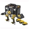 DeWalt Visseuse à Choc Sans Fil DCK276P3T-QW Ensemble Combiné 18V 3 X 5.0Ah Li-Ion - Perceuse Sans Fil DCD996 + Broyeur à Percussion DCF887 -Outils sans fil Sales dck276p3t qw ensemble combine 18v 3 x 5 0ah li ion perceuse sans fil dcd996 broyeur a percussion dcf887
