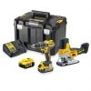 DeWalt DCK298P2T-QW Set - Perceuse Sans Fil DCD791 + Scie Sauteuse DCS335 18V 5.0Ah Li-Ion Dans Une Valise TSTAK -Outils sans fil Sales dck298p2t qw set perceuse sans fil dcd791 scie sauteuse dcs335 18v 5 0ah li ion dans une valise tstak