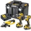 DeWalt Visseuse à Choc Sans Fil DCK383P2T-QW Pack 18V 5.0Ah Li-Ion - Perceuse à Percussion Sans Fil DCD796 + Visseuse à Percussion DCF887 + Meuleuse D'angle DCG412 -Outils sans fil Sales dck383p2t qw pack 18v 5 0ah li ion perceuse a percussion sans fil dcd796 visseuse a percussion dcf887 meuleuse d angle dcg412