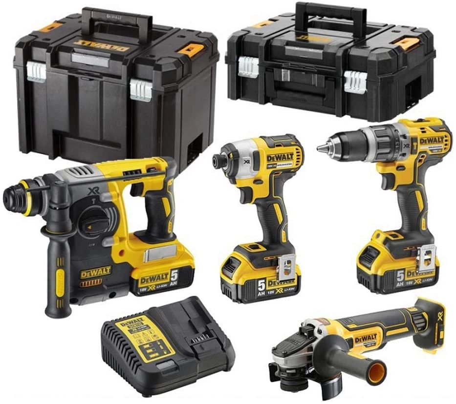 DeWalt Set DCK422P3T Pack Combiné 4 Pièces XR 18 Volt 3 X 5,0 Ah Li-Ion En TSTAK 3 DeWalt Set DCK422P3T Pack Combiné 4 Pièces XR 18 Volt 3 X 5,0 Ah Li-Ion En TSTAK
