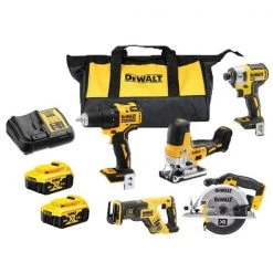 DeWalt DCK501P2 Set 5 Pièces 18V 2 X 5.0Ah Li-ion
