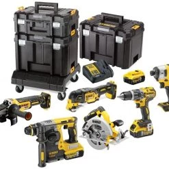 DeWalt DCK685P3T Set 6 Pièces 18V 5.0Ah Li-Ion En TSTAK + Cart
