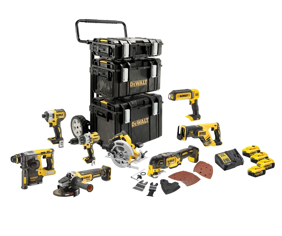 DeWalt DCK853P4 Set 8 Machines XR 18V 5,0 Ah Li-Ion 3 DeWalt DCK853P4 Set 8 Machines XR 18V 5,0 Ah Li-Ion