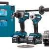 Makita Visseuse à Choc Sans Fil DK0125G301 Combi Set 40V Max 4.0Ah Li-Ion - DF001G Perceuse Sans Fil TD001G Clé à Chocs GA005G Meuleuse Dans Makpac -Outils sans fil Sales dk0125g301 combi set 40v max 4 0ah li ion df001g perceuse sans fil td001g cle a chocs ga005g meuleuse dans makpac