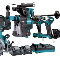 Makita DK0128G601 Combiset - 6 Machines 40V Max 4.0Ah Li-Ion Dans Sac