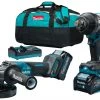 Makita Set DK0139G202 Ensemble Combiné - TW001G Clé à Chocs GA013G Meuleuse 40V Max 4.0Ah Li-Ion Dans Un Sac -Outils sans fil Sales dk0139g202 ensemble combine tw001g cle a chocs ga013g meuleuse 40v max 4 0ah li ion dans un sac