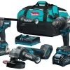 Makita Set DK0158G301 Ensemble Combiné - Perceuse Sans Fil DF001G TW001G Clé à Chocs GA013G Meuleuse 40V Max 4.0Ah Li-Ion 1 Makita Set DK0158G301 Ensemble Combiné - Perceuse Sans Fil DF001G TW001G Clé à Chocs GA013G Meuleuse 40V Max 4.0Ah Li-Ion -Outils sans fil Sales dk0158g301 ensemble combine perceuse sans fil df001g tw001g cle a chocs ga013g meuleuse 40v max 4 0ah li ion