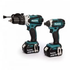 Makita DLX2145TJ Set Perceuse à Percussion DHP458 + Visseuse à Chocs DTD152 -Outils sans fil Sales dlx2145tj set perceuse a percussion dhp458 visseuse a chocs dtd152 5