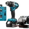 Makita DLX2190TJ1 Comboset 18V 5.0Ah Li-Ion - Perceuse Sans Fil DDF484 Meuleuse Sans Fil DGA504 Dans MBox 2 Makita DLX2190TJ1 Comboset 18V 5.0Ah Li-Ion - Perceuse Sans Fil DDF484 Meuleuse Sans Fil DGA504 Dans MBox -Outils sans fil Sales dlx2190tj1 comboset 18v 5 0ah li ion perceuse sans fil ddf484 meuleuse sans fil dga504 dans mbox