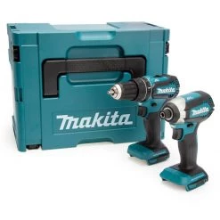 Makita Visseuse à Choc Sans Fil DLX2283ZJ - Perceuse à Percussion Sans Fil DHP485 + Visseuse à Percussion DTD153 18V Sans Piles Ni Chargeur -Outils sans fil Sales dlx2283zj perceuse a percussion sans fil dhp485 visseuse a percussion dtd153 18v sans piles ni chargeur 2