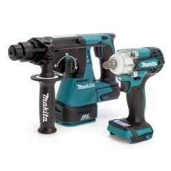 Makita Set DLX2372ZJ - Perforateur Sans Fil DHR242 + Clé à Chocs Sans Fil DTW300 18V -Outils sans fil Sales dlx2372zj perforateur sans fil dhr242 cle a chocs sans fil dtw300 18v 2