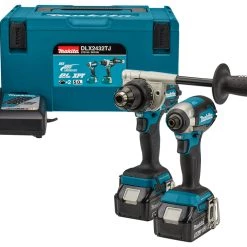 Makita Visseuse à Choc Sans Fil DLX2432TJ Set - Perceuse Sans Fil + Visseuse à Chocs