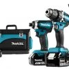 Makita Visseuse à Choc Sans Fil DLX3090TX1 Ensemble De 2 Machines (DDF484 + DTD153) 18V 5,0 AH Li-ion -Outils sans fil Sales dlx3090tx1 ensemble de 2 machines ddf484 dtd153 18v 5 0 ah li ion