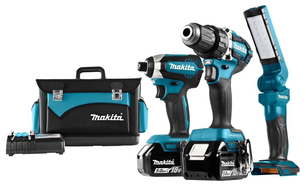 Makita Visseuse à Choc Sans Fil DLX3090TX1 Ensemble De 2 Machines (DDF484 + DTD153) 18V 5,0 AH Li-ion 3 Makita Visseuse à Choc Sans Fil DLX3090TX1 Ensemble De 2 Machines (DDF484 + DTD153) 18V 5,0 AH Li-ion