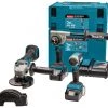 Makita DLX3155TJ Combo Set 18V 5.0Ah Li-Ion - DDF486 Perceuse Sans Fil + DGA504 Meuleuse Sans Fil + DTD153 Clé à Chocs Dans MBox -Outils sans fil Sales dlx3155tj combo set 18v 5 0ah li ion ddf486 perceuse sans fil dga504 meuleuse sans fil dtd153 cle a chocs dans mbox