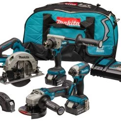 Makita DLX4156TX1 Comboset 18V 5.0Ah Li-Ion - 4 Machines Dans Le Sac