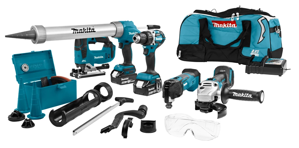 Makita Set DLX5040TX1 Kit Combiné 18V 2 X 5.0Ah 3 Makita Set DLX5040TX1 Kit Combiné 18V 2 X 5.0Ah
