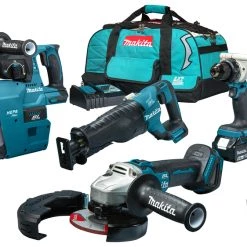 Makita DLX5069TX1 Set 5 Outils 18V 2 X 5.0Ah Li-Ion Combiset