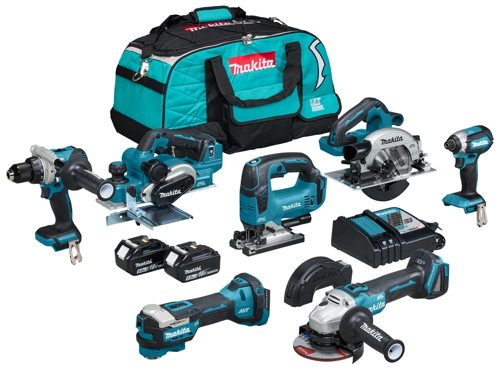 Makita DLX7019TX1 Comboset 18V 5.0 Ah Li-ion Avec Batteries 3 Makita DLX7019TX1 Comboset 18V 5.0 Ah Li-ion Avec Batteries