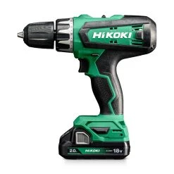 HIKOKI Perceuse Visseuse Sans Fil DV18DFWCZ Perceuse à Percussion Sans Fil 18 Volt 2.0 Ah Li-ion