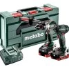 Metabo Visseuse à Choc Sans Fil Ensemble Combiné 2.1.15 18V 5.5Ah LiHD - Perceuse Sans Fil SB18LTX BL I + Clé à Chocs SSD18 LTX 200 BL 685184000 -Outils sans fil Sales ensemble combine 2 1 15 18v 5 5ah lihd perceuse sans fil sb18ltx bl i cle a chocs ssd18 ltx 200 bl 685184000
