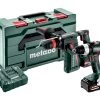 Metabo Set Ensemble Combiné 2.4.8 18V 5.2Ah LiHD - BS18LT BL Perceuse Sans Fil + KH18LTX BL 24 Q Marteau Combiné 685219650 -Outils sans fil Sales ensemble combine 2 4 8 18v 5 2ah lihd bs18lt bl perceuse sans fil kh18ltx bl 24 q marteau combine 685219650