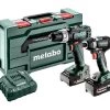 Metabo Visseuse à Choc Sans Fil Ensemble Combiné 2.8.6 18V 4.0/2.0Ah Li-Ion - Perceuse Sans Fil SB18 L + Clé à Chocs SSD18 LT 200 BL 685198000 2 Metabo Visseuse à Choc Sans Fil Ensemble Combiné 2.8.6 18V 4.0/2.0Ah Li-Ion - Perceuse Sans Fil SB18 L + Clé à Chocs SSD18 LT 200 BL 685198000 -Outils sans fil Sales ensemble combine 2 8 6 18v 4 0 2 0ah li ion perceuse sans fil sb18 l cle a chocs ssd18 lt 200 bl 685198000