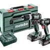 Metabo Visseuse à Choc Sans Fil Ensemble Combiné 2.8.7 18V 5.2/2.0Ah Li-Ion - Perceuse Sans Fil SB18 L BL + Tournevis à Chocs SSD18 LT 200 BL 685199000 2 Metabo Visseuse à Choc Sans Fil Ensemble Combiné 2.8.7 18V 5.2/2.0Ah Li-Ion - Perceuse Sans Fil SB18 L BL + Tournevis à Chocs SSD18 LT 200 BL 685199000 -Outils sans fil Sales ensemble combine 2 8 7 18v 5 2 2 0ah li ion perceuse sans fil sb18 l bl tournevis a chocs ssd18 lt 200 bl 685199000