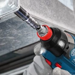 Bosch Bleu Visseuse à Choc Sans Fil GDX 18V-200 Tournevis D'écrou Sans Fil 18V Sans Piles Ni Chargeur 06019J2204 -Outils sans fil Sales gdx 18v 200 tournevis d ecrou sans fil 18v sans piles ni chargeur 06019j2204 2